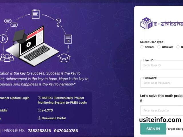 Eshikshakosh Bihar Login Guide for Teachers & Students